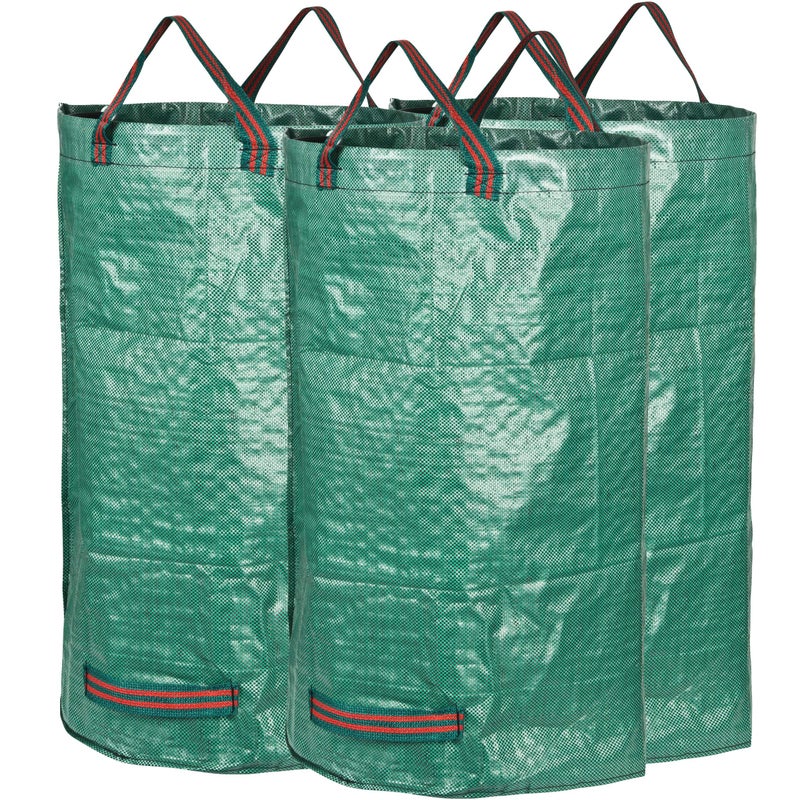 GardenMate حقائب نفايات الحدائق القابلة لإعادة الاستخدام من جاردن ميت 3 عبوات سعة 32 جالون (H30، D18 بوصة) - حقائب نفايات الفناء - Image 1